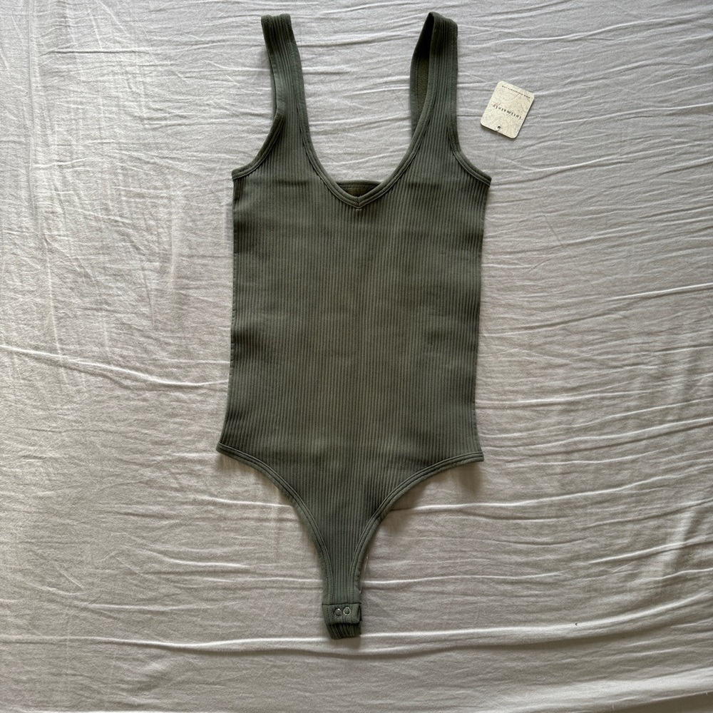NWT Intimately Free People Olive Bodysuit